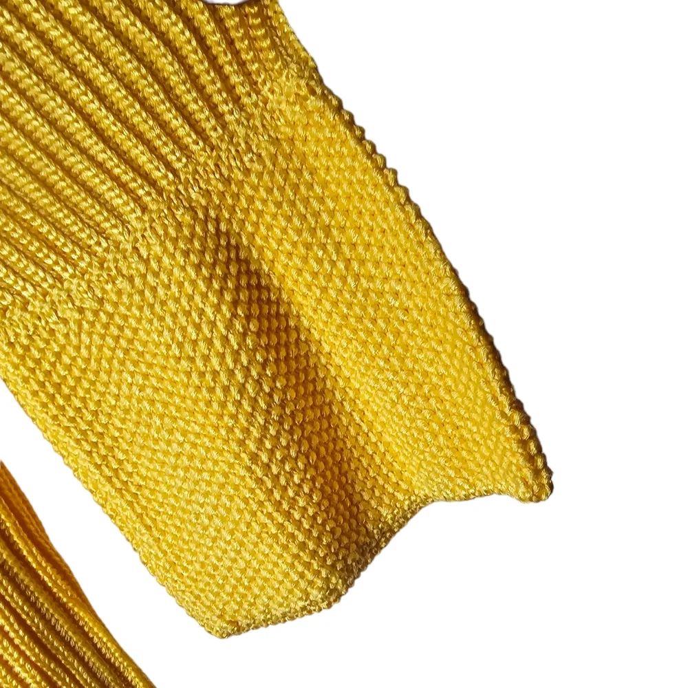 Jones New York gold knitted sweater/cardigan button down 3/4 sleeves size PM